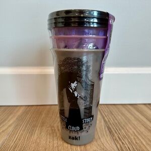 Zak! Designs 3-Pack Wednesday Nevermore Academy Glow in the Dark Tumblers 25 oz